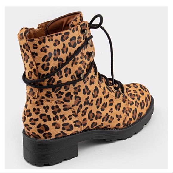 Cool Cat Grunge Leopard Maverick combat boots MIA - Picture 11 of 16
